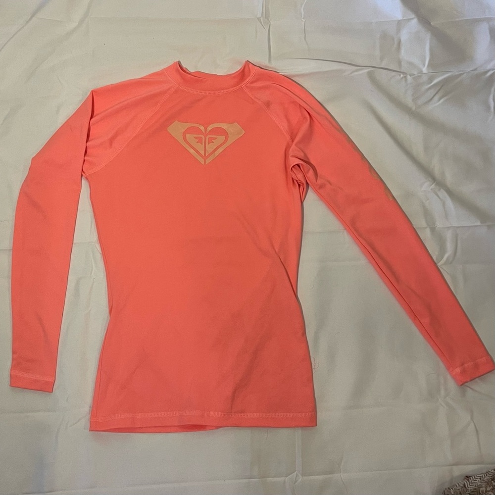 Roxy Long Sleeve Rash Guard Sz Small